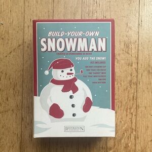 Restoration Hardware Build-Your-Own Snowman Kit